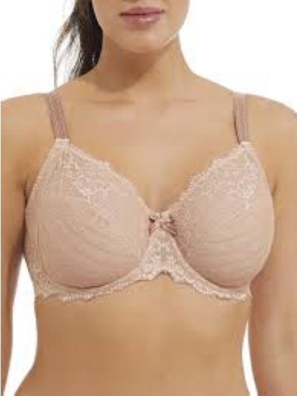 Chantelle rive gauche Underwire Bra Nude Comfortable Support full coverage